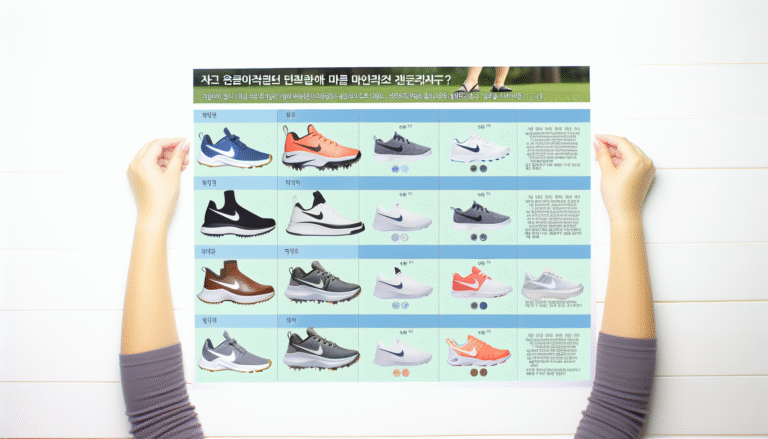 나이키 여성 골프화 비교 추천! 내 발에 딱 맞는 스타일은?