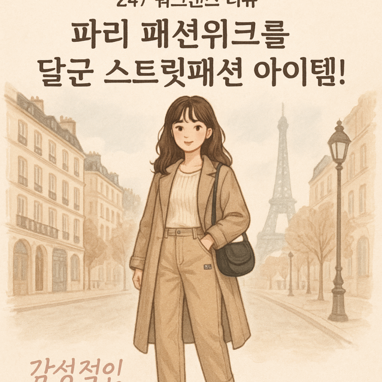 딕키즈 247 워크팬츠 리뷰: 파리 패션위크를 달군 스트릿패션 아이템!