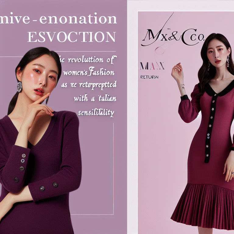 이탈리아 감성으로 재해석한 여성 패션의 혁명, MAX&Co. 컴백!