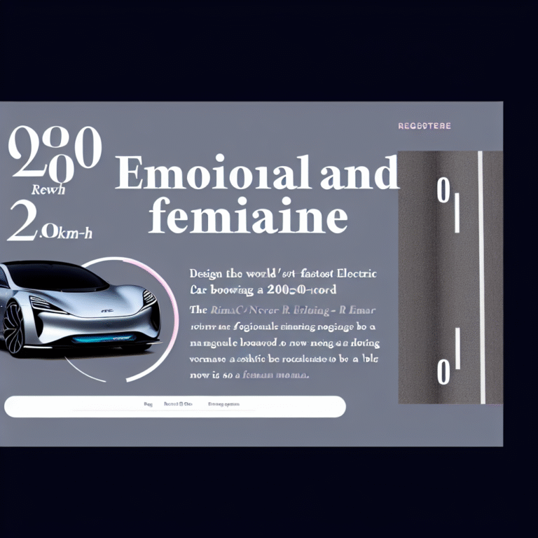 세계에서 가장 빠른 전기차! Rimac Nevera R, 0–400–0km/h 신기록 경신!