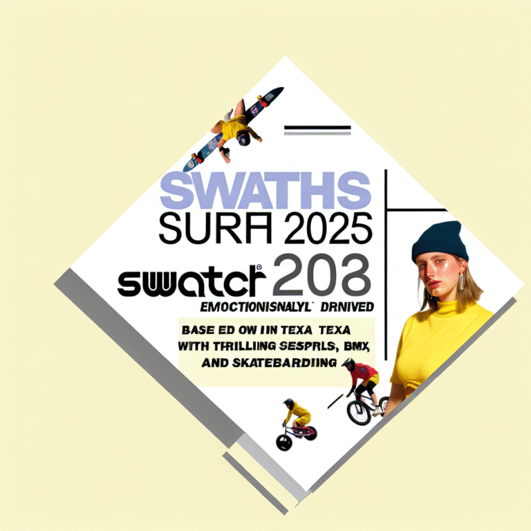 Swatch Nines Surf 2025: 텍사스를 뒤흔든 서핑·BMX·스케이트 쇼의 모든 것!