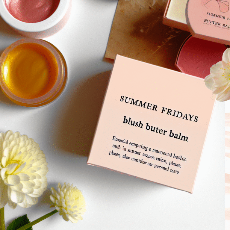 여름 광채 메이크업의 완성! Summer Fridays 블러쉬 버터 밤 솔직 후기