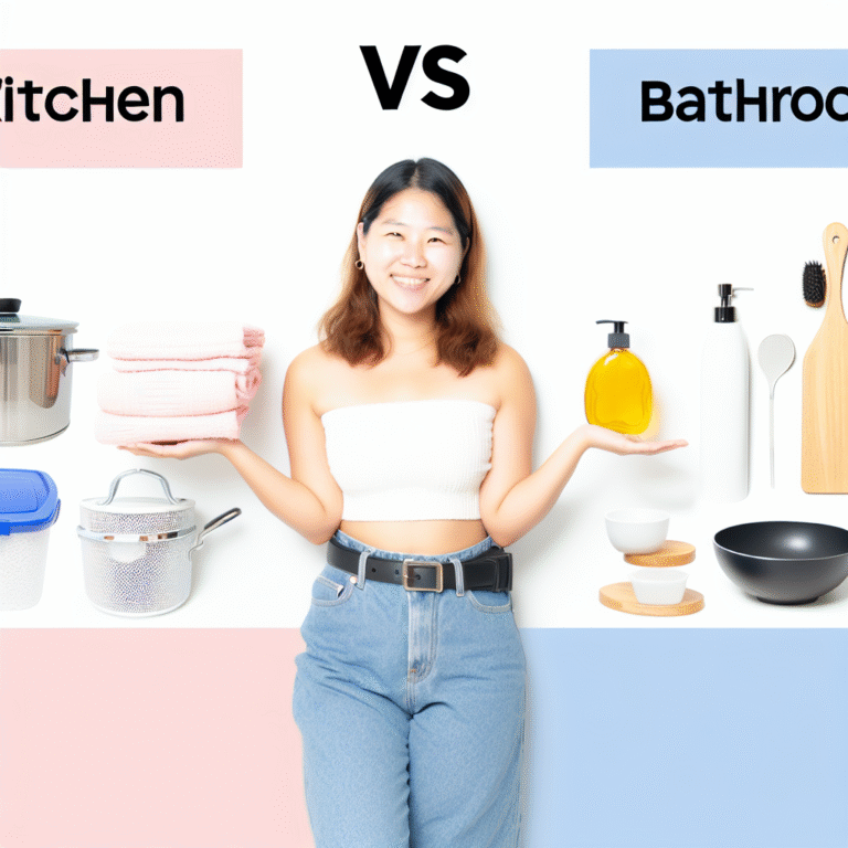 집안 필수템 비교: 주방 vs 욕실, 어떤 것이 더 인기 있는가?
