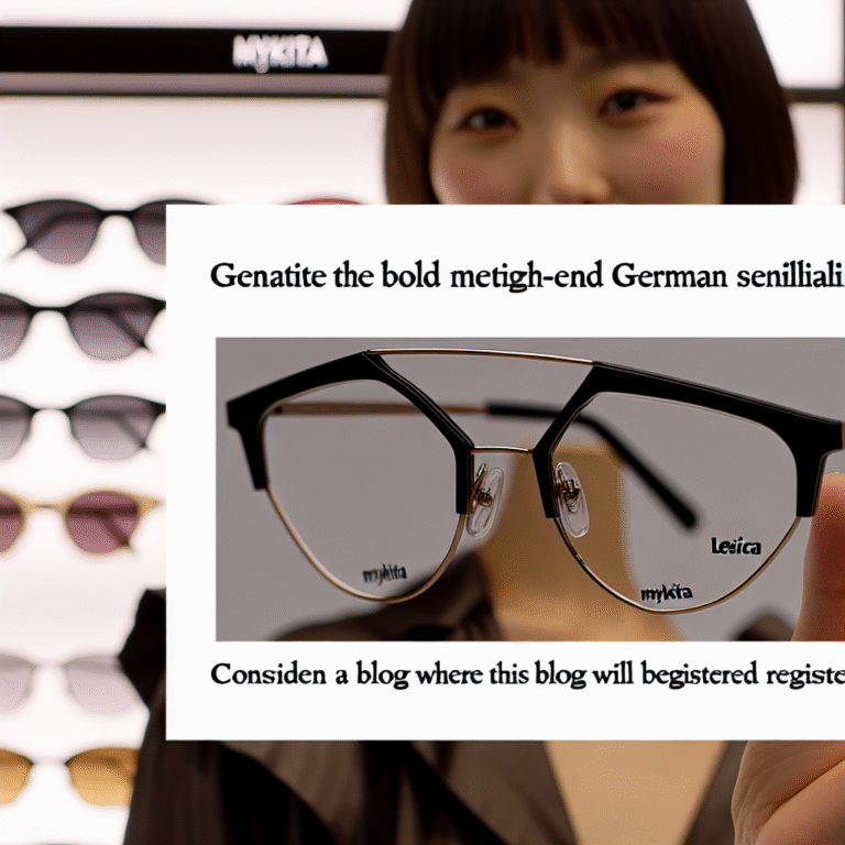 MYKITA x Leica 2025 선글라스 리뷰｜독일 하이엔드 감성 아이웨어의 대담한 만남