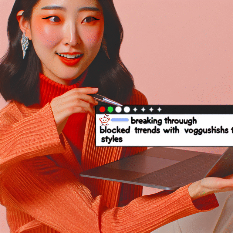 “레딧 차단화면이 패션이라면? 트렌드 막힌 스타일, 이렇게 뚫어라!”