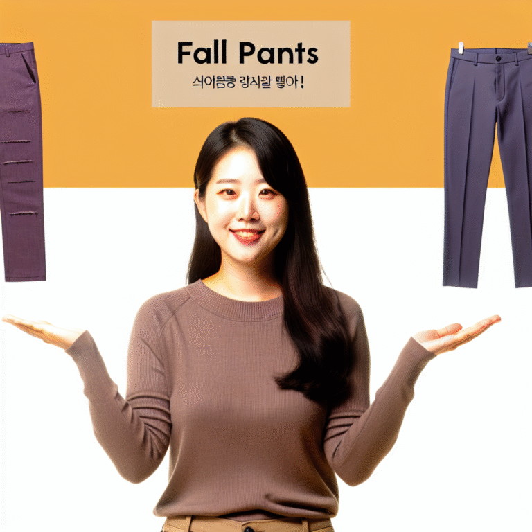 가을 남자 바지, 활동성과 스타일을 모두 잡은 3가지 추천템 비교! – 어떤 스타일