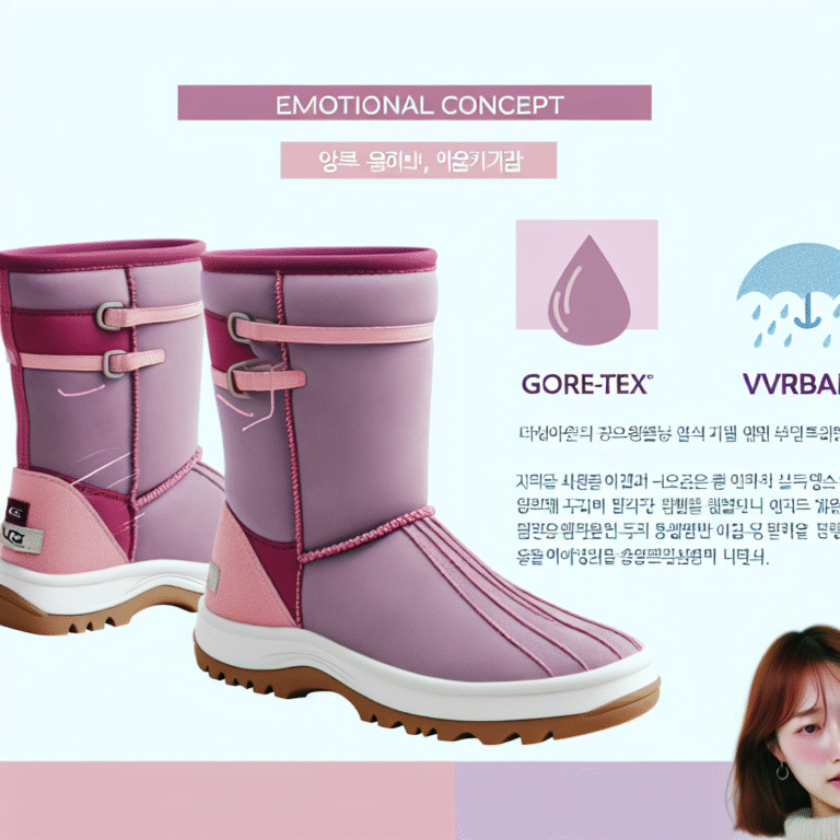 UGG 겨울 부츠 추천: GORE-TEX + VIBRAM 완벽 방수 미끄럼 방지 신상 등장!