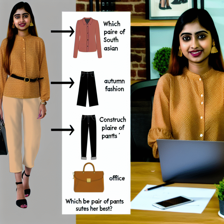 가을 패션, 오피스룩부터 캐주얼까지! 어느 바지가 더 잘 어울릴까?