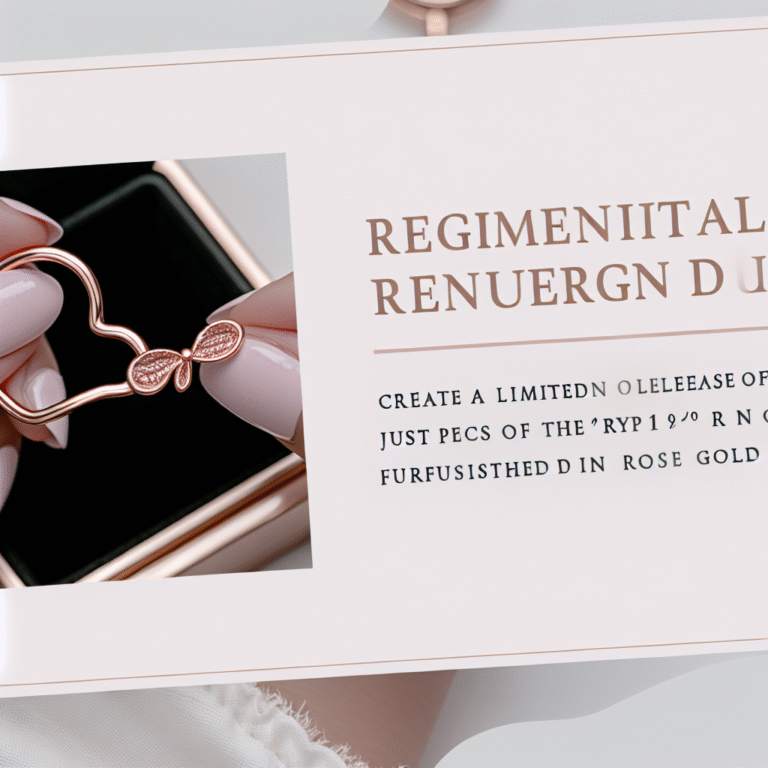 로즈골드가 입혀진 레상스 TYPE 1° RG, 단 70개 한정판 출시!