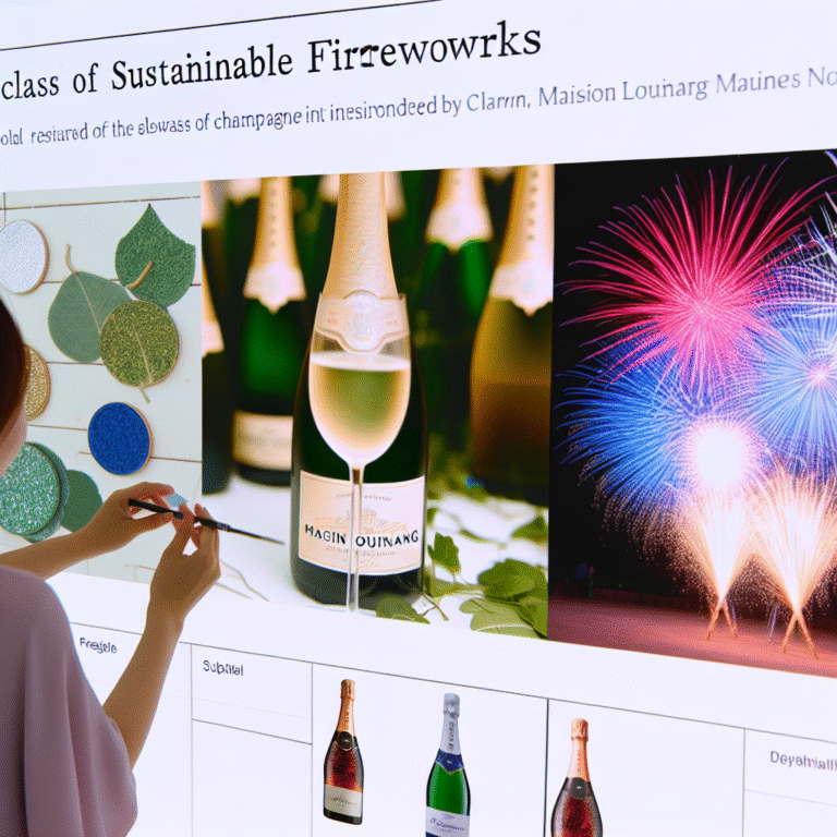 샴페인의 새로운 클래스, 메종 루이낭 ‘SPARK’ 전시로 만나는 지속가능한 불꽃놀이