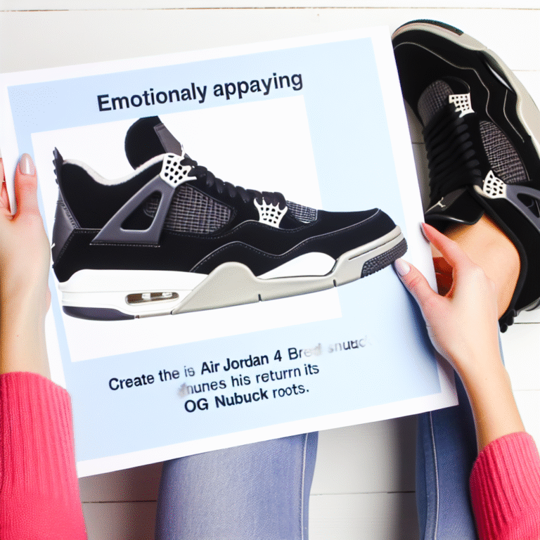 2026 에어 조던 4 브레드 재출시! OG 누벅으로 돌아온 전설의 스니커즈