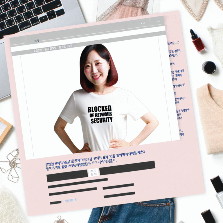 “Blocked by Network Security”? 패션 정보 찾다가 막혔을 때 대처법!