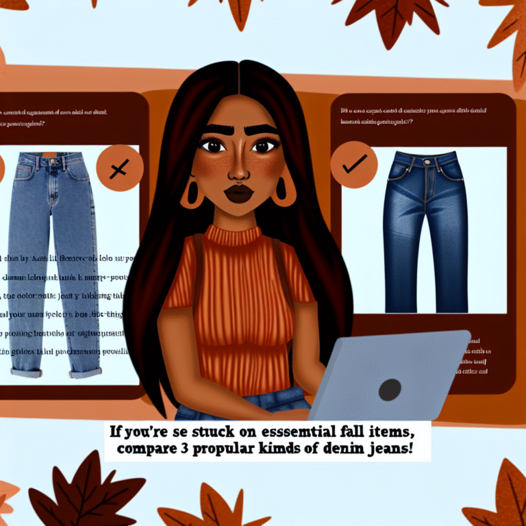 가을 필수템! 데님 팬츠 고민된다면? 인기 청바지 3종 비교하기!