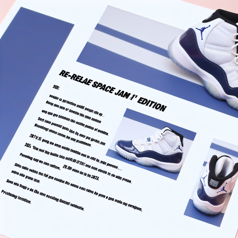 에어 조던 11 스페이스 잼 2026 재출시 소식! 발매일·가격·구매처 총정리