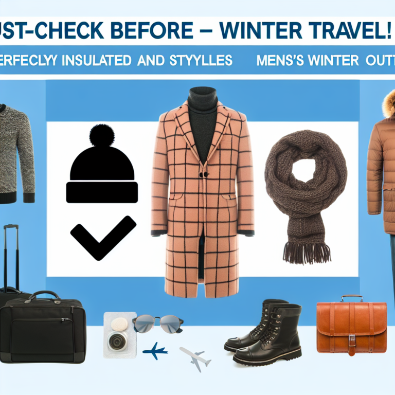 겨울 여행을 떠나기 전에 꼭 확인해야 할! 완벽한 보온과 스타일을 갖춘 남성용 겨울