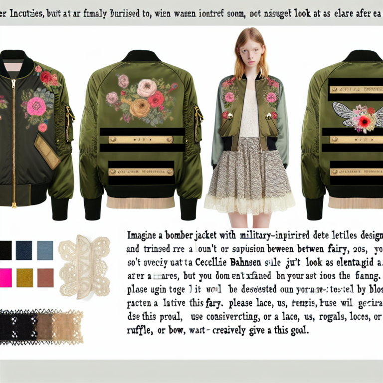 군복도 요정처럼 우아하게? 알파 인더스트리×세실리에 반센 콜라보 봄버 자켓 열풍