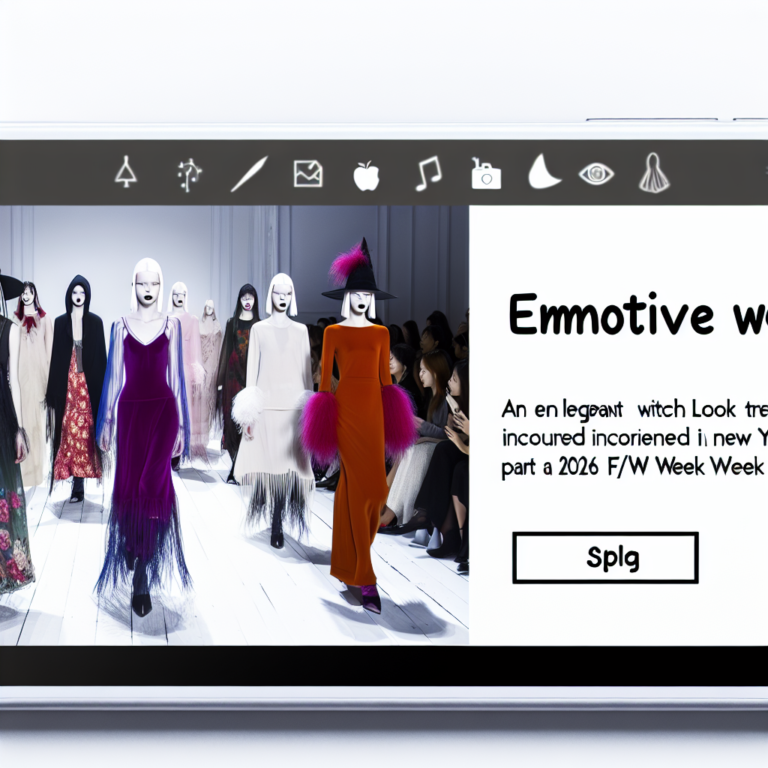 2026 F/W 케이트 컬렉션 분석: 뉴욕 패션위크서 만난 우아한 마녀 룩 트렌드