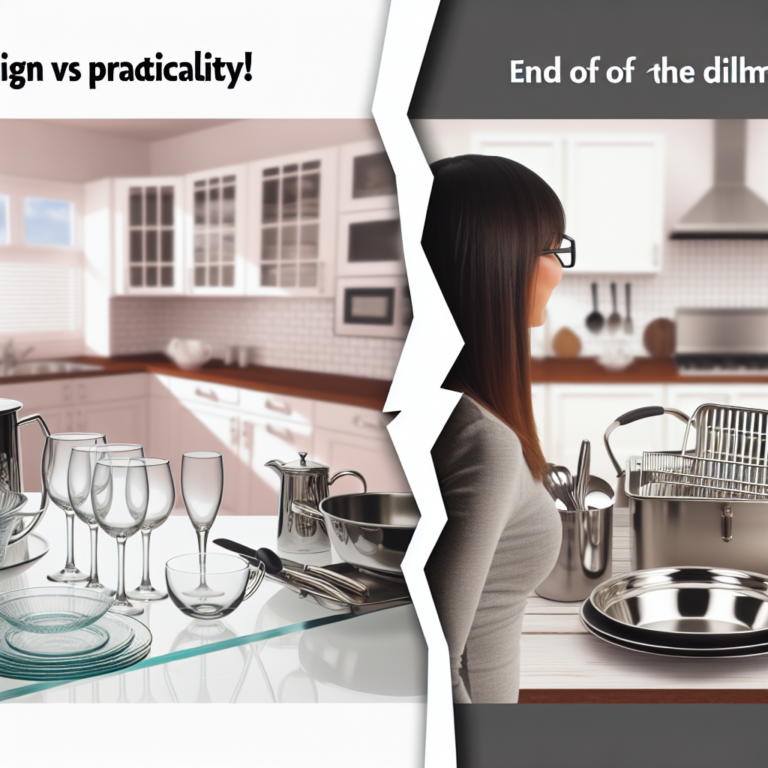 내 주방, 디자인 vs 실용성! 유리 테이블웨어 vs 스테인레스 주방세트, 고민 끝!