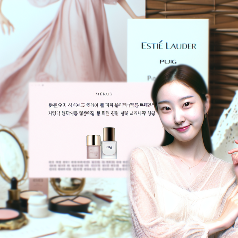에스티 로더와 퓨이그 합병: 글로벌 뷰티 시장의 새로운 강자가 되다!