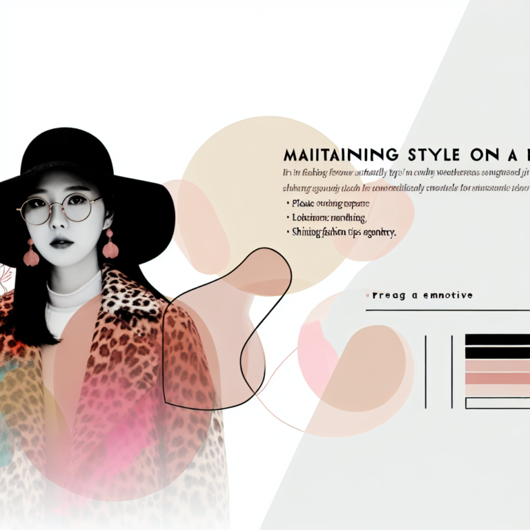 “비 오는 날 스타일 유지하기: 궂은 날씨에서도 빛나는 패션 팁”