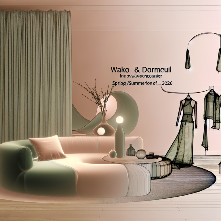 “와코 마리아 x 도르메으이: 2026 봄/여름 컬렉션의 혁신적인 만남”